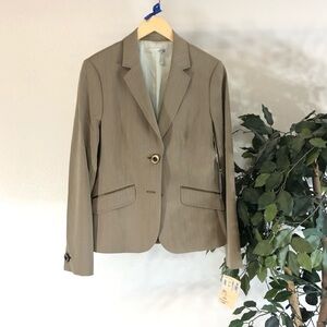 NWT Classiques Entier Brown and Blue Blazer